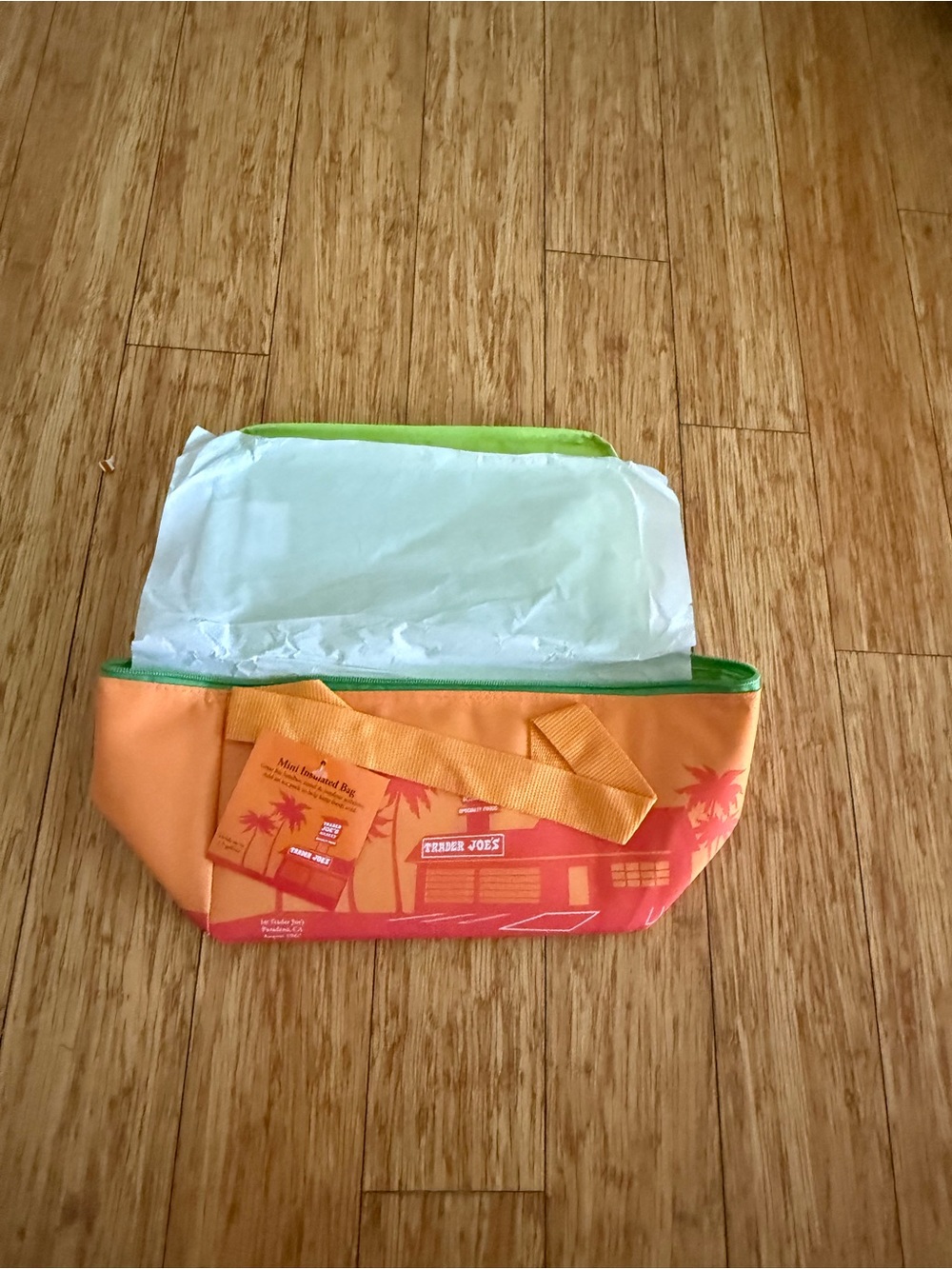 Trader Joe's Orange Crush Insulated Lunch Bag